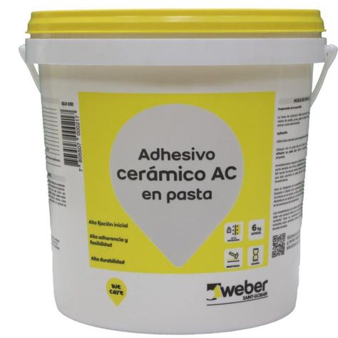 Weber Pegamento Cerámico Ac En Pasta 6kg-0
