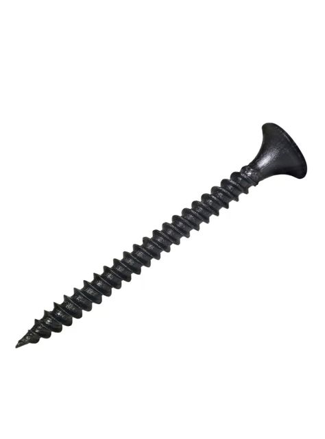 Tornillo Yeso Cartón Negro Hilo Fino #6 x 1.5/8" 200un - Fijaciones-0