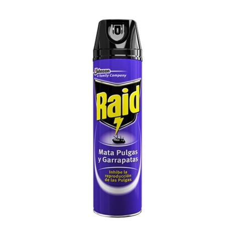Insecticida Mata Pulgas Y Garrapatas 390cc Raid-0
