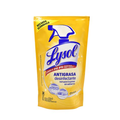 Limpiador Antigrasa Doypack 420ml - Lysol-0