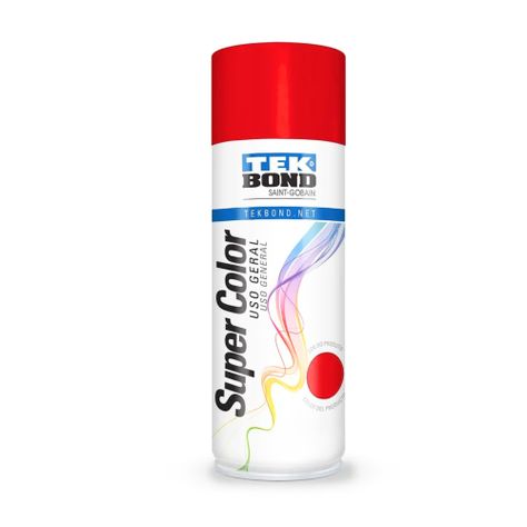 Pintura Spray 400ml Uso General Rojo - TEKBond-0