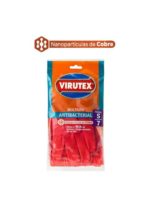 Guantes Multiuso Antibacterial Talla S Virutex-0