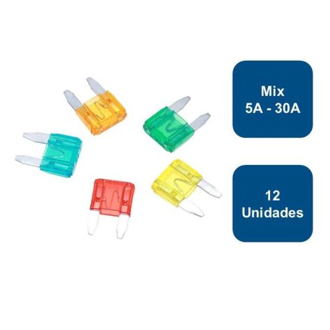 Fusible Tipo Enchufe Mini Mix 5-30a 12un.-0