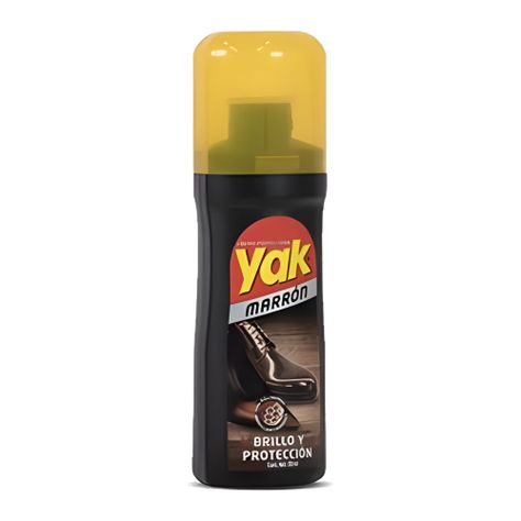 Betún Líquido para zapatos Marrón 50ml - Yak-0