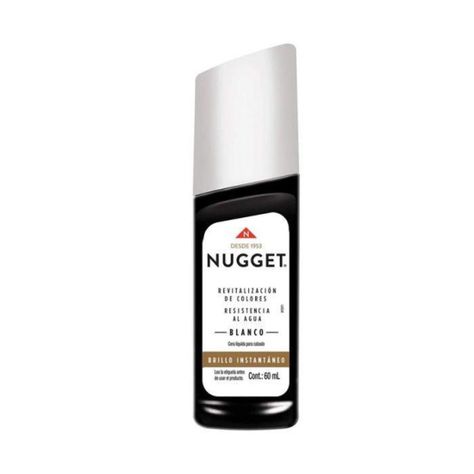 Betún Líquido Para Calzado 60ml Blanco Nugget-0