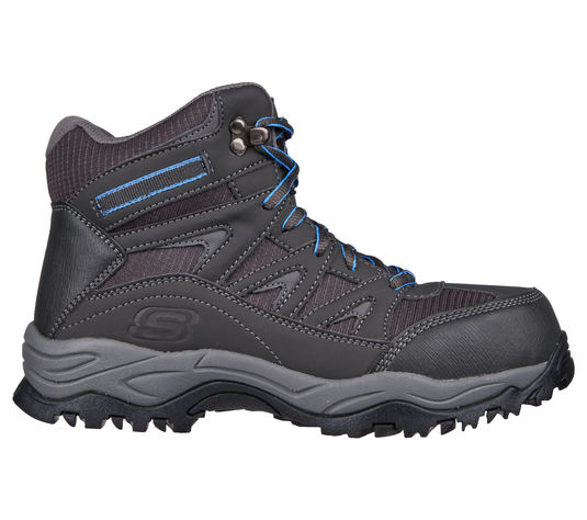 ZAPATO DE SEGURIDAD TIPO BOTIN SKECHERS POMERIA GRIS-1