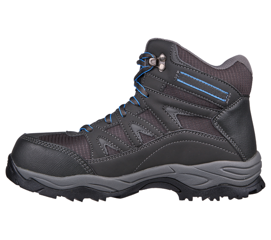ZAPATO DE SEGURIDAD TIPO BOTIN SKECHERS POMERIA GRIS-2