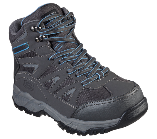 ZAPATO DE SEGURIDAD TIPO BOTIN SKECHERS POMERIA GRIS-0