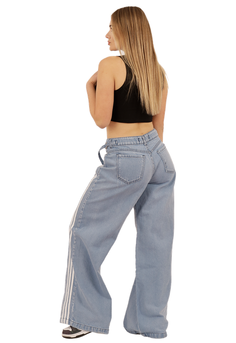 JEANS RECTO ANCHO MUJER JE3722C-1