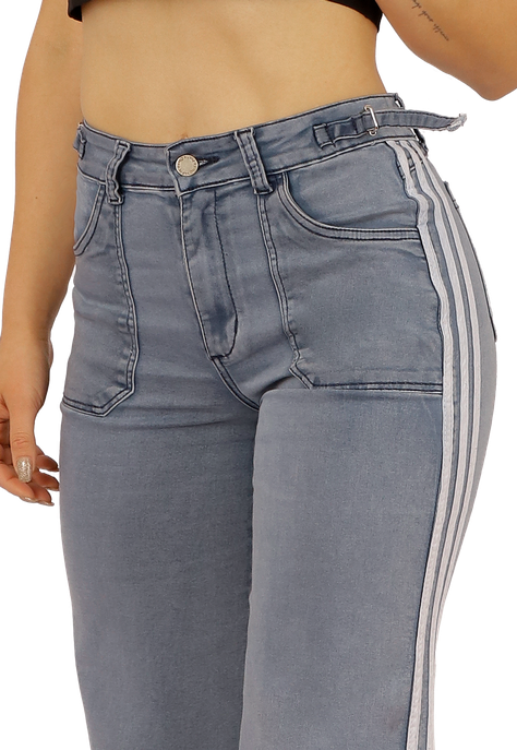 JEANS RECTO CELESTE MUJER JE3712C-2
