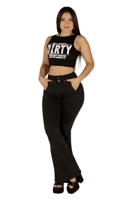 JEANS FLARE MUJER JE3818N-0