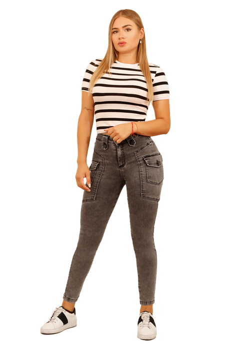 JEANS GRIS MUJER JE3902GC-0