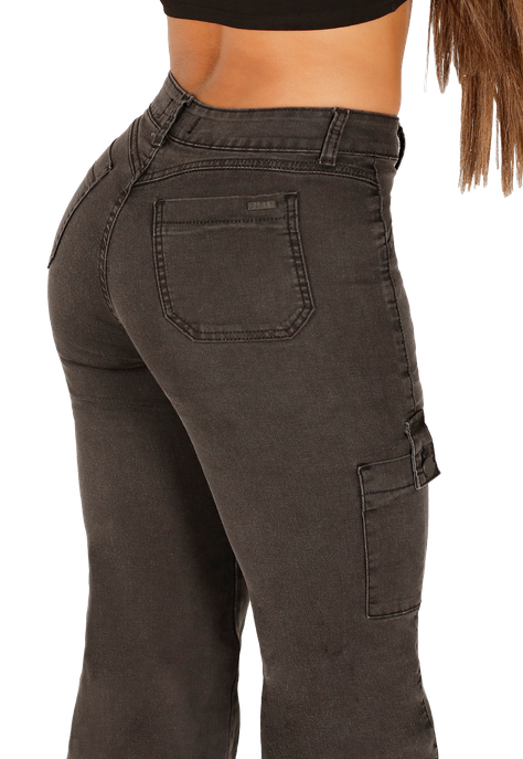 Jeans Mujer Gris JE3537G-3