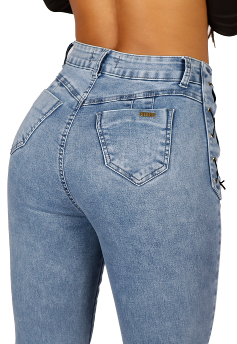 Jeans Mujer Celeste-3