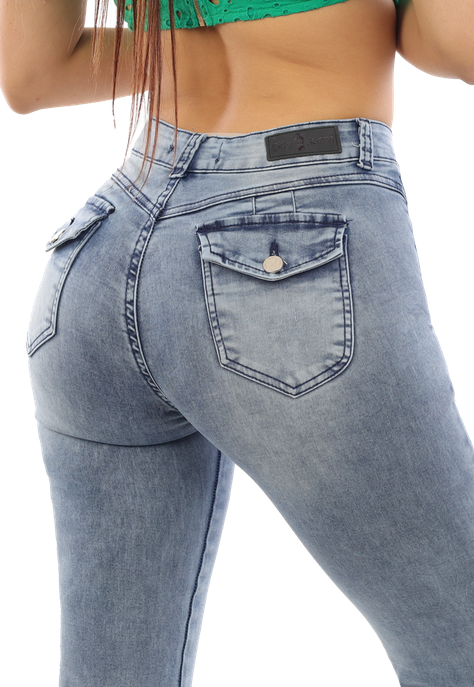 JEANS  FLARE CELESTE MUJER JE3914C-3