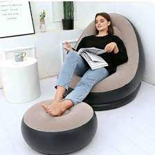 Sofá Sillón Inflable con Posa Pies-5