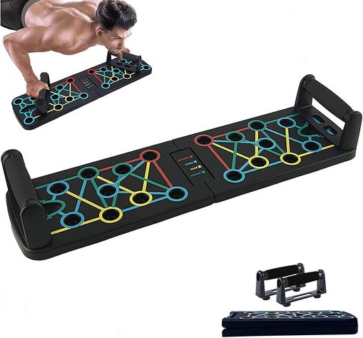 Tabla Fitness Para Flexiones Multiuso. Push Up Pecho Hombro Espalda-2