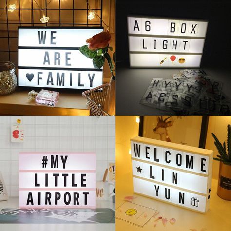 Letrero Luminoso Led - Tamaño A4 - Con Letras Y Numeros-3