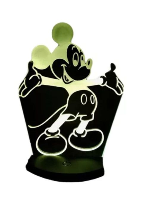 Lámpara Ilusión 3D Mickey 7 Colores-0