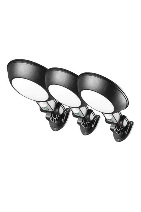 Pack de 3 Focos Solares Led 100w Para Exterior-0