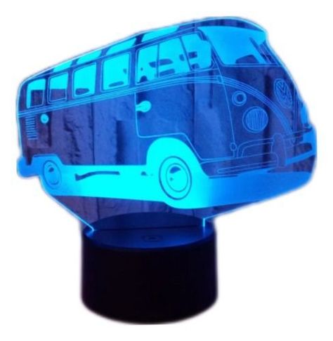 Lámpara Ilusión 3D Combi 7 Colores-0
