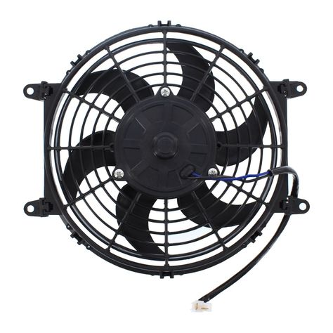Electroventilador Universal 12 Pulgadas 12V 80W Reversible-0