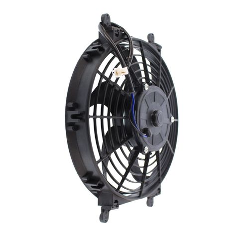 Electroventilador Universal 12 Pulgadas 12V 80W Reversible-1