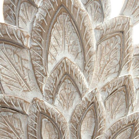 Panel/respaldo flor de loto madera tallada 130 x 190 cm-1