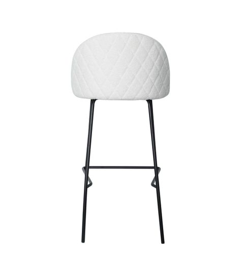 Silla de Bar Baker Velvet Blanca-4