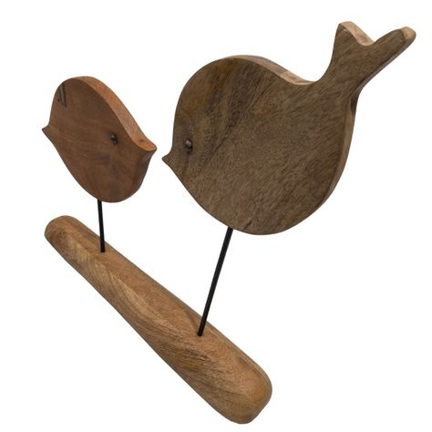 Familia Alfonsín de 2 peces madera de mango y fierro-2