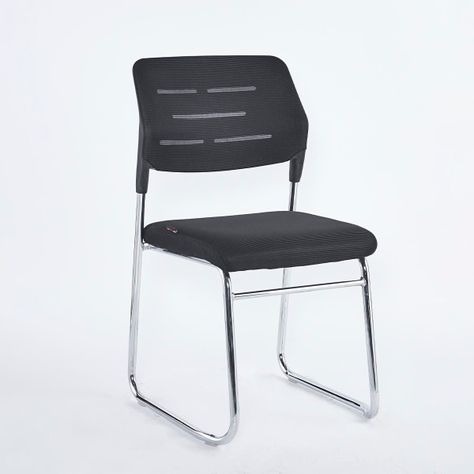 Silla de Oficina Atelier nylon mesh y acero cromado-0