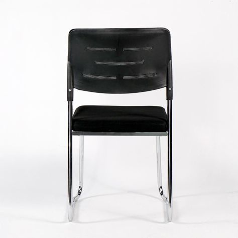 Silla de Oficina Atelier nylon mesh y acero cromado-3