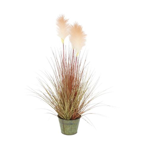 Grass con pluma blanca 142 cm-0