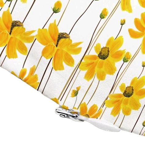 Funda de Cojín Decorativo Diseño Floreado 45x45 cm -1