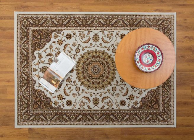 ALFODIA ALFOMBRA TURCA BEIGE 160 X 230 CM -0