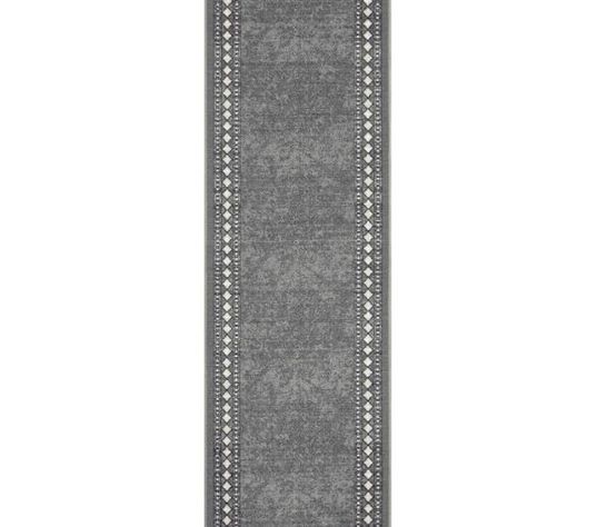 Alfodia Alfombra de Pasillo Gris 70 cm x 5 metros con Goma Sin Overlock-1