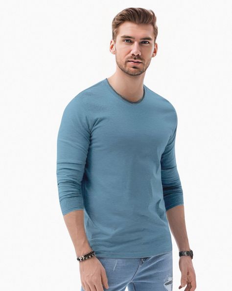 Polera Hombre Casual Manga Larga-0