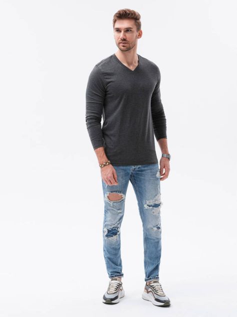 Polera Hombre Manga Larga-0