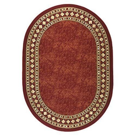 Alfombra Redonda Rojo Antideslizante Con Goma 150x150 Cm-1