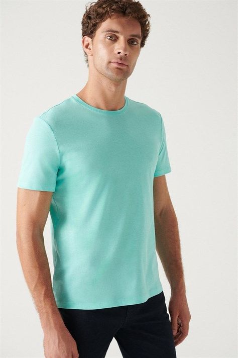 Polera Hombre Fit Casual Cuello Redonda-1