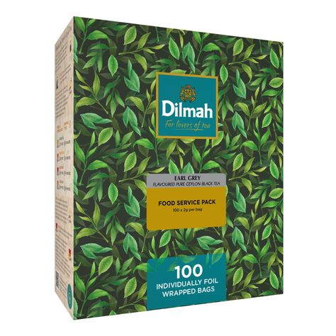 100 Bolsitas Te Negro Earl Grey Dilmah-1