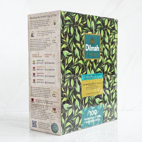 100 Bolsitas Te Verde Ceylon Jazmin Dilmah-2