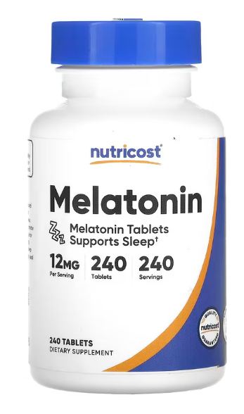 Melatonina 12mg 240 tabletas - Nutricost-0