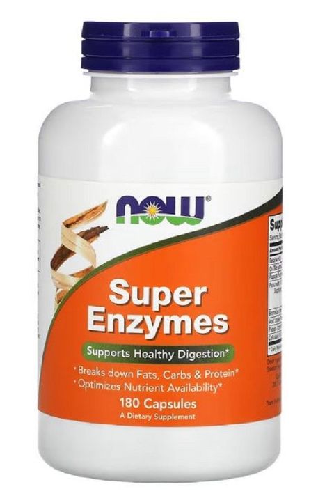  Now Foods Super Enzimas 180 cápsulas-0
