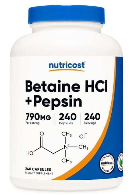 Betaine 790mg 240 caps - Marca Nutricost -0