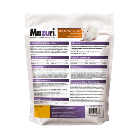 Mazuri Alimento Rata y Raton 900 gr-1