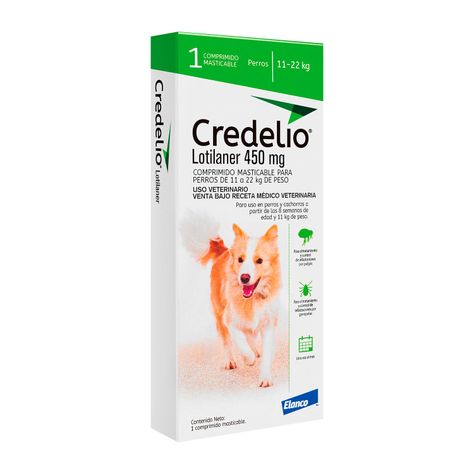 Antiparasitario Perro Credelio 450mg X1 (11 a 22kg)-0