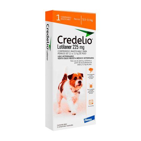 Antiparasitario Perro Credelio 225mg X1 (5.5 a 11kg)-0