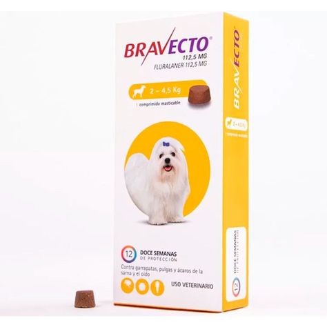 Bravecto Antiparasitario Perros 112,5 Mg  2-4,5 Kg-1