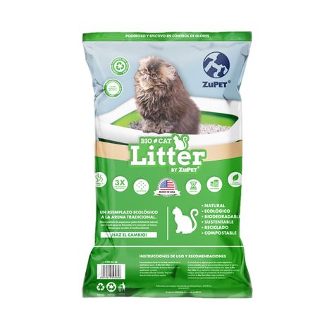 Sustrato de papel Sanitario Bio Cat Litter 15L-1